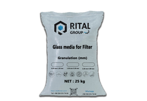 Glass media for Filter